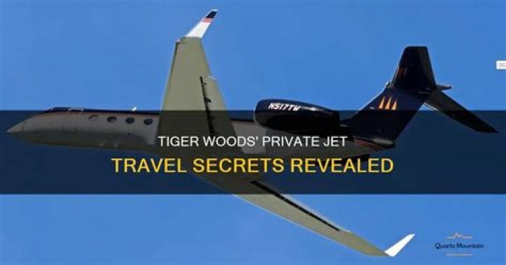 Does Tiger Woods have his own private jet?